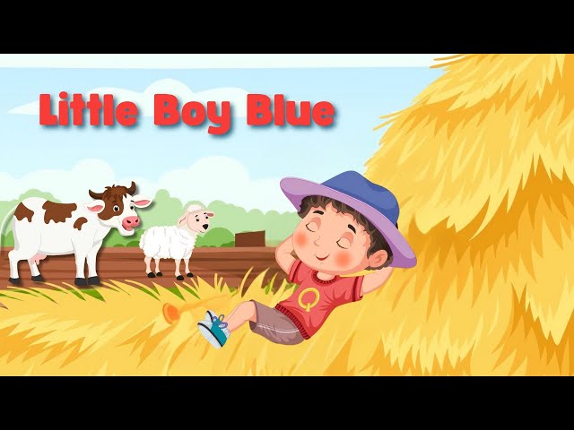 Little Boy Blue | Nursery Rhyme for Kids | Sing Along & Learn