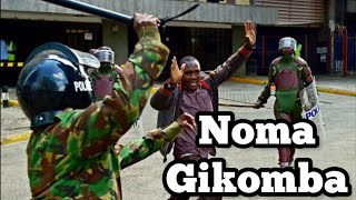 TEARS IN GIKOMBA, AS POLICE THROWS  TEARGAS TO THE PROTESTERS.  GIKOMBA DEMOLITION KENYA..