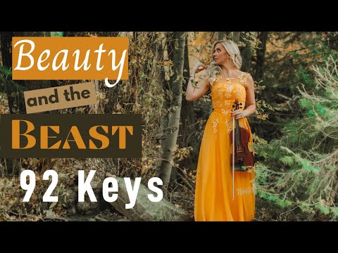 Beauty and the Beast ft. Siobhán Cronin | Violin & Piano | 92 Keys