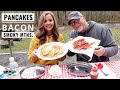 Making PANCAKES and BACON in THE GREAT SMOKY MOUNTAINS!