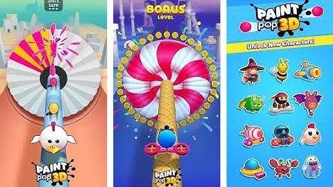 Paint Pop 3D Android Gameplay HD (By Good Job Games)