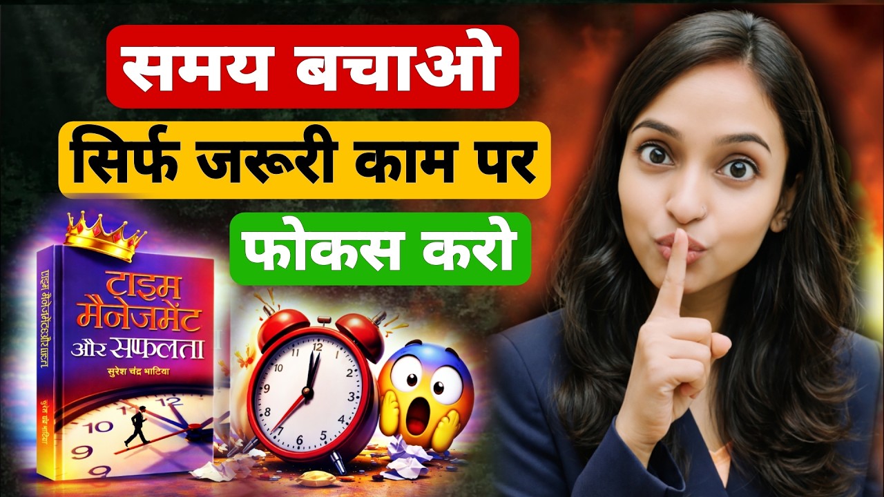 आज से समय बर्बाद करना बंद करो | Time Management & Self Discipline Hindi