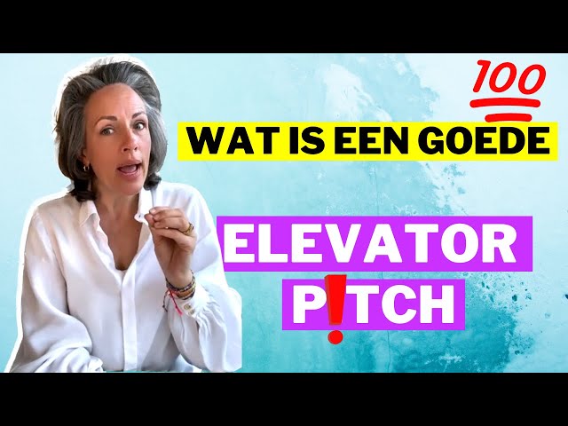 Wat is een goede Elevator Pitch?! | Liesbeth LIVE Business Motivation afl. 39