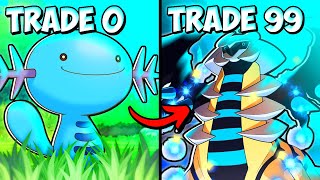 how I traded a WOOPER for the BEST POKEMON EVER! (brick bronze)