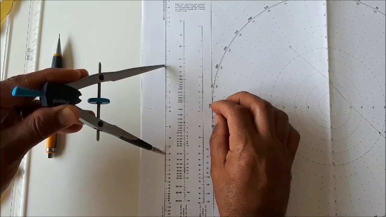 Como utilizar a Escala Logarítmica da Rosa de Manobra