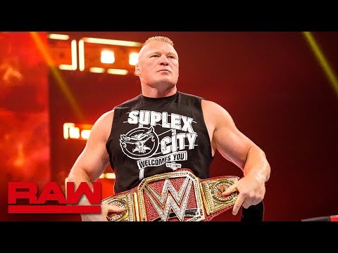 Brock Lesnar’s SummerSlam opponent to be revealed: Raw, July 15, 2019