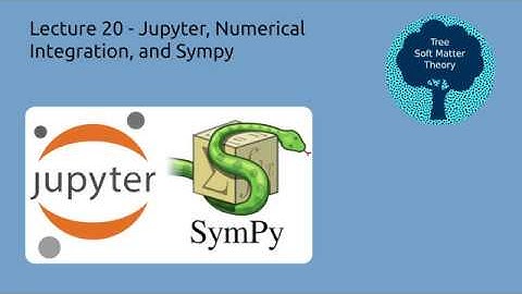 Jupyter Notebook, Symbolic Expressions and Scipy.Integrate (ChEn 263 - Lecture 20, Full Lecture)