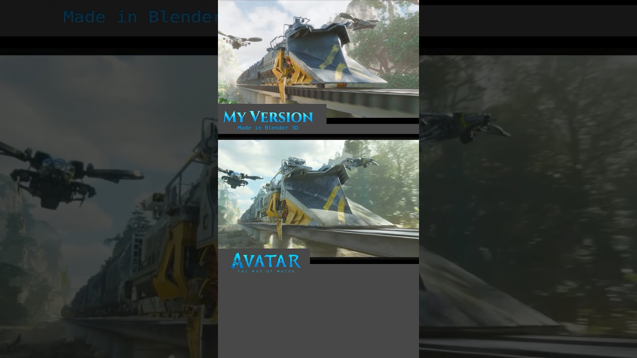 I Made Avatar 2’s CGI in Blender – You Won’t Believe This! #cgi #vfx #avatar #blender