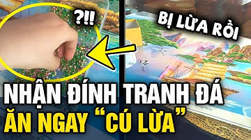 Nhận tranh về đính đá với TIỀN CÔNG 500K, tấm chiếu mới cay đắng khi biết MÌNH BỊ LỪA | Tin 3 Phút