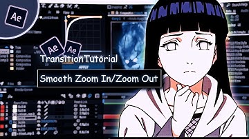 SMOOTH Zoom In/Out Transition in After Effects | AMV Tutorial