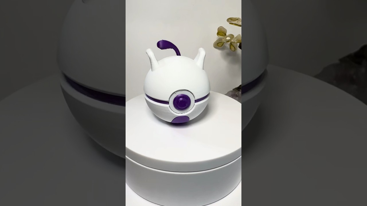 Mini Mewtwo PokeBall Theme Inspired | Available Now On EBay | Link In Bio | 