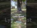 Grave of Polish Hollywood Actress Lyda Ernst | Died at 31 from a Heart Attack