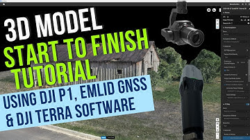 3D Model Start to Finish using DJI P1 flying RTK, Emlid RX on Emlid Caster Service, and DJI Terra