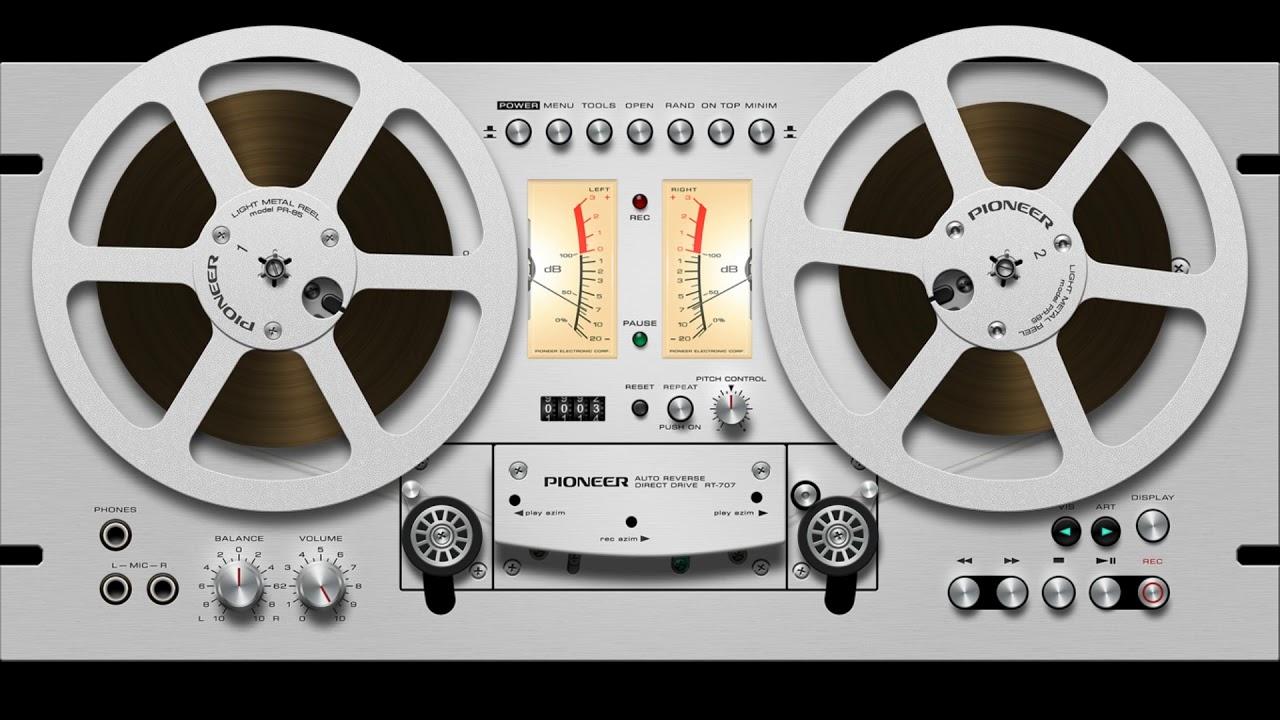 AIMP test PIONEER RT707 Direct Drive Auto Reverse Stereo Open Reel