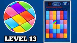 Stack Sort Color Puzzle Level 13 Solution