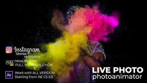 Live Photo - Photo Animator After Effects Templates