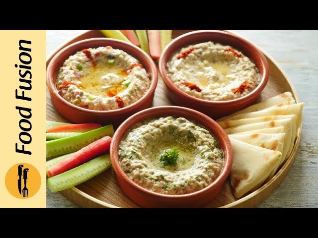 Baba Ganoush 3 Ways Recipe By Food Fusion