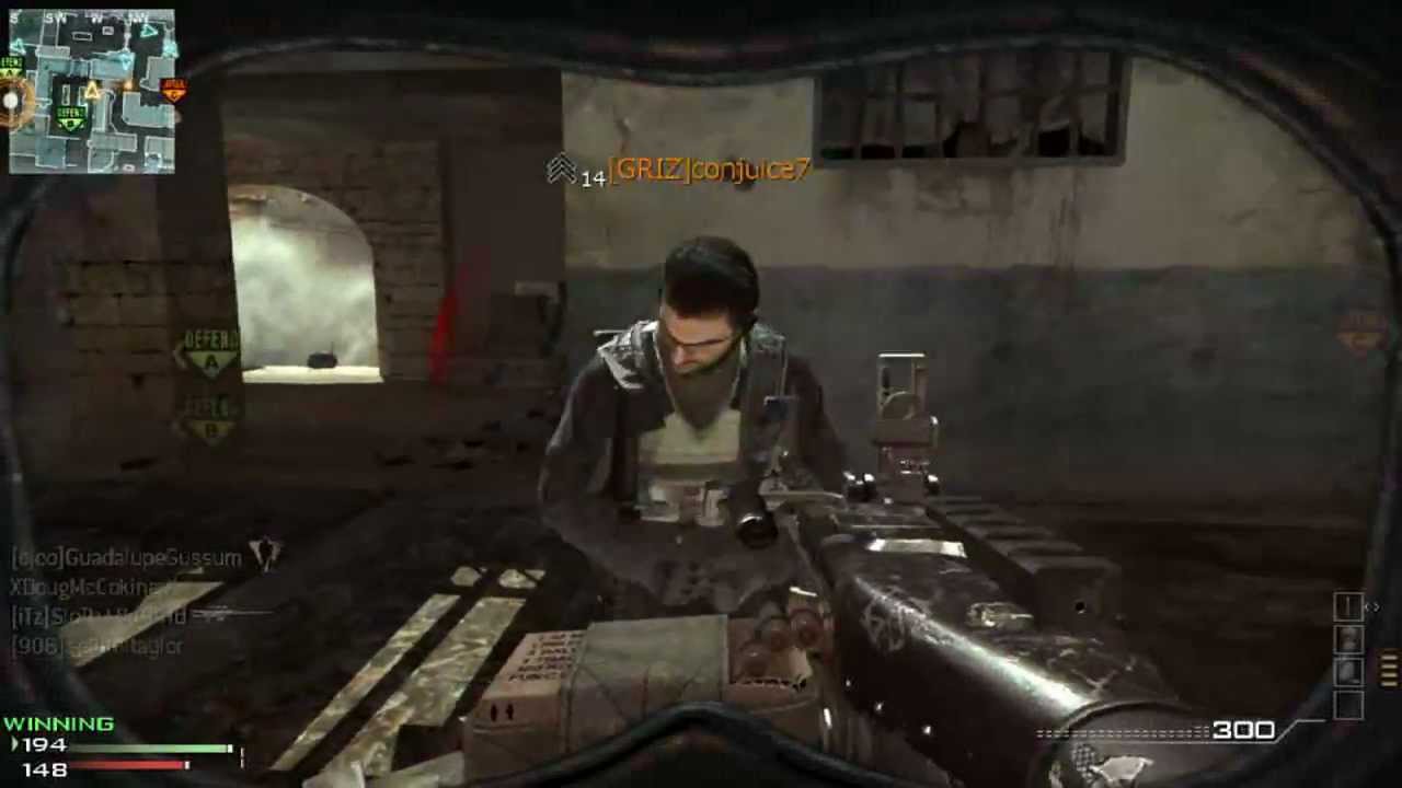 MW3 - 13 kills in a row with the Juggernaut Killstreak