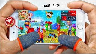 Iphone 6 Free Fire Gameplay ⚙️Settings Free Fire max HUD+DPI+ MACRO 1 gb ram🤯2016 in2024
