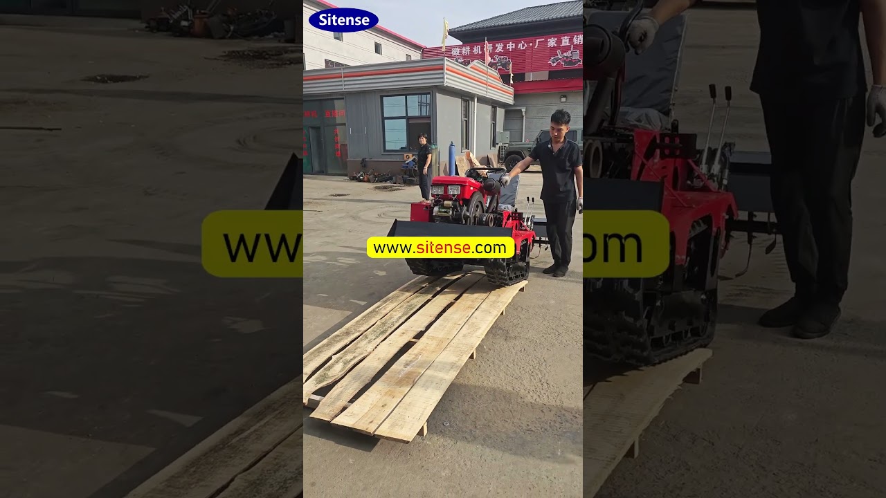 Mini Tractor Tiller with No Damage to Small Garden Borders 