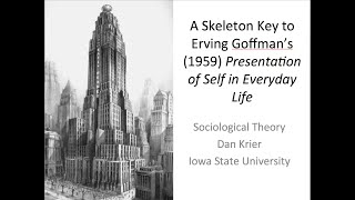 Sociological Theory: Skeleton Key 1 to Goffman's Presentation of Self in Everyday Life, © Dan Krier