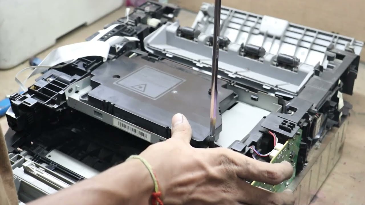 Brother dcp HL2520 Unable to print 04,printer repair , complete service of laser unit for darkprint