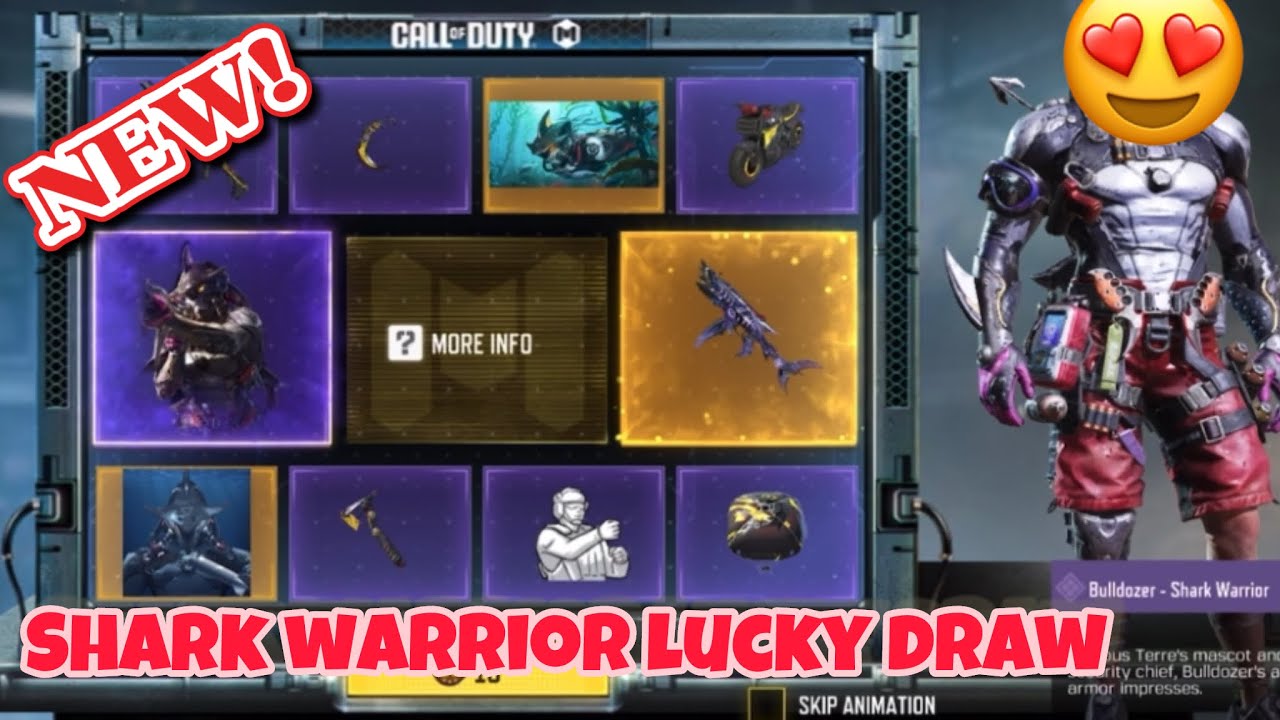 Trying one spin in shark warrior lucky draw | CODM 