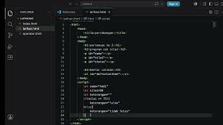 Percabangan dan Perulangan JavaScript