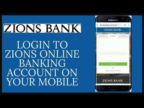 How To Login Zions Bank Mobile Banking Account | Zions Bank Mobile Banking Login