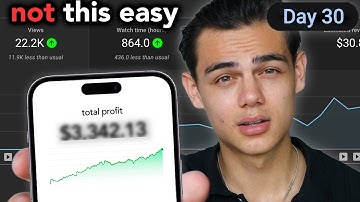 I tried Faceless YouTube for 30 Days (realistic results)