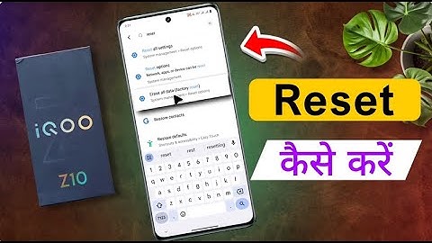 How to Reset iQOO Z10 (Factory Reset) / Iqoo Z10 5g Reset Kaise Kare