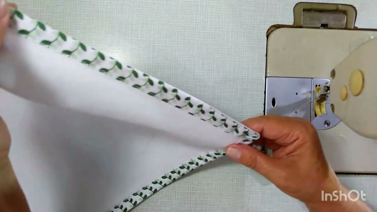 2 sugestão de como colocar viés em pano de prato.