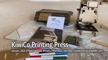 TheChanClan: KiwiCo Printing Press - Review, Demo, & Tips - Eureka Crate
