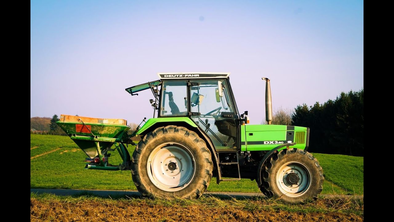 Dünger Streuen und Mist fahren mit Deutz Fahr | 2x DX 3.60 | Agrotron 85 | Krone | Amazone