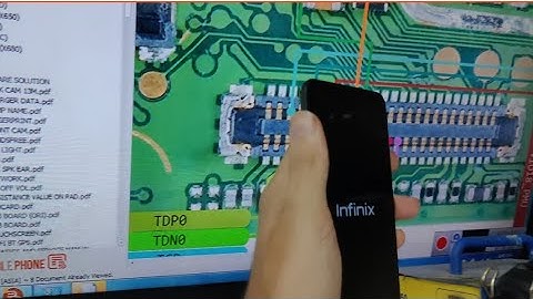 Infinix Hot 9 Play Blue Screen Problem LCD line Break  LUB Ic Damage Repair