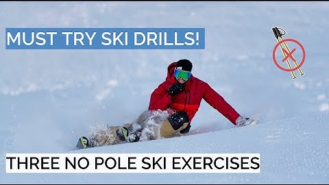 Three No Pole Ski Exercises - MUST TRY!