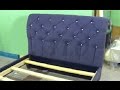 DIY - HOW TO REUPHOLSTER A TUFTED HEADBOARD | INSTALLING THE BED FRAME | DIY - ALO Upholstery
