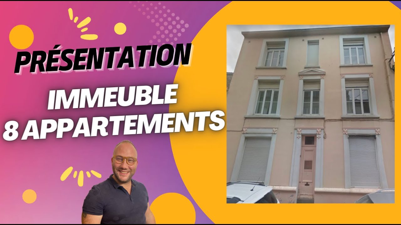 Présentation de mon immeuble de 8 appartements avant travaux