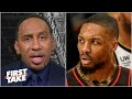 Stephen A. reacts to the Blazers losing to the Nuggets in the playoffs | First Take