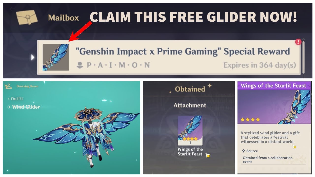 Prime Gaming Glider & Rewards !!