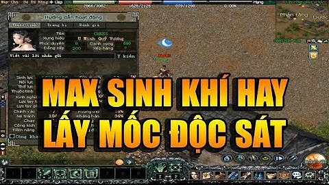 Ngũ Độc Chưởng Nên Tăng Max Sinh Khí Hay Tăng Nội Công Lấy Mốc Độc  Võ Lâm Truyền Kỳ 1