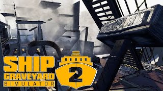 🚢 Un CAOS TOTAL 😱 - Ship Graveyard Simulator 2 Gameplay Español