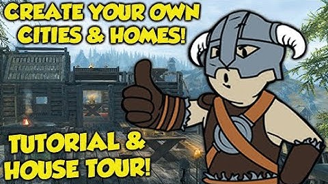 Bringing Fallout Settlement Building to Skyrim (Tutorial/House Tour)