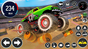 Monster Truck Demolition Derby Game 3D - Android Gameplay