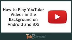 How to Play YouTube Videos in the Background on Android and iOS  - Durasi: 6:03. 