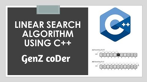 Linear Search Algorithm in C++ | Step-by-Step Explanation with Code Example