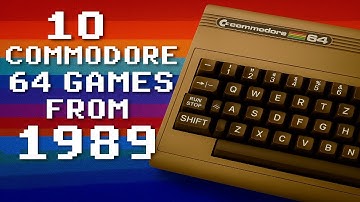 10 Commodore 64 Games from 1989