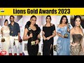 Celebs On Red Carpet Of 29th Edition Of LIONS GOLD AWARD