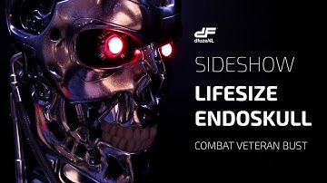 Sideshow Terminator 1:1 Lifesize T-800 Endoskull Combat Veteran bust