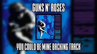 Guns N' Roses You Could Be Mine backing track (Lead guitar) chords